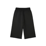 Wide- leg cropped joggers