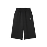 Wide- leg cropped joggers