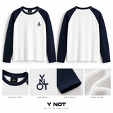 Waffle raglan Long sleeve